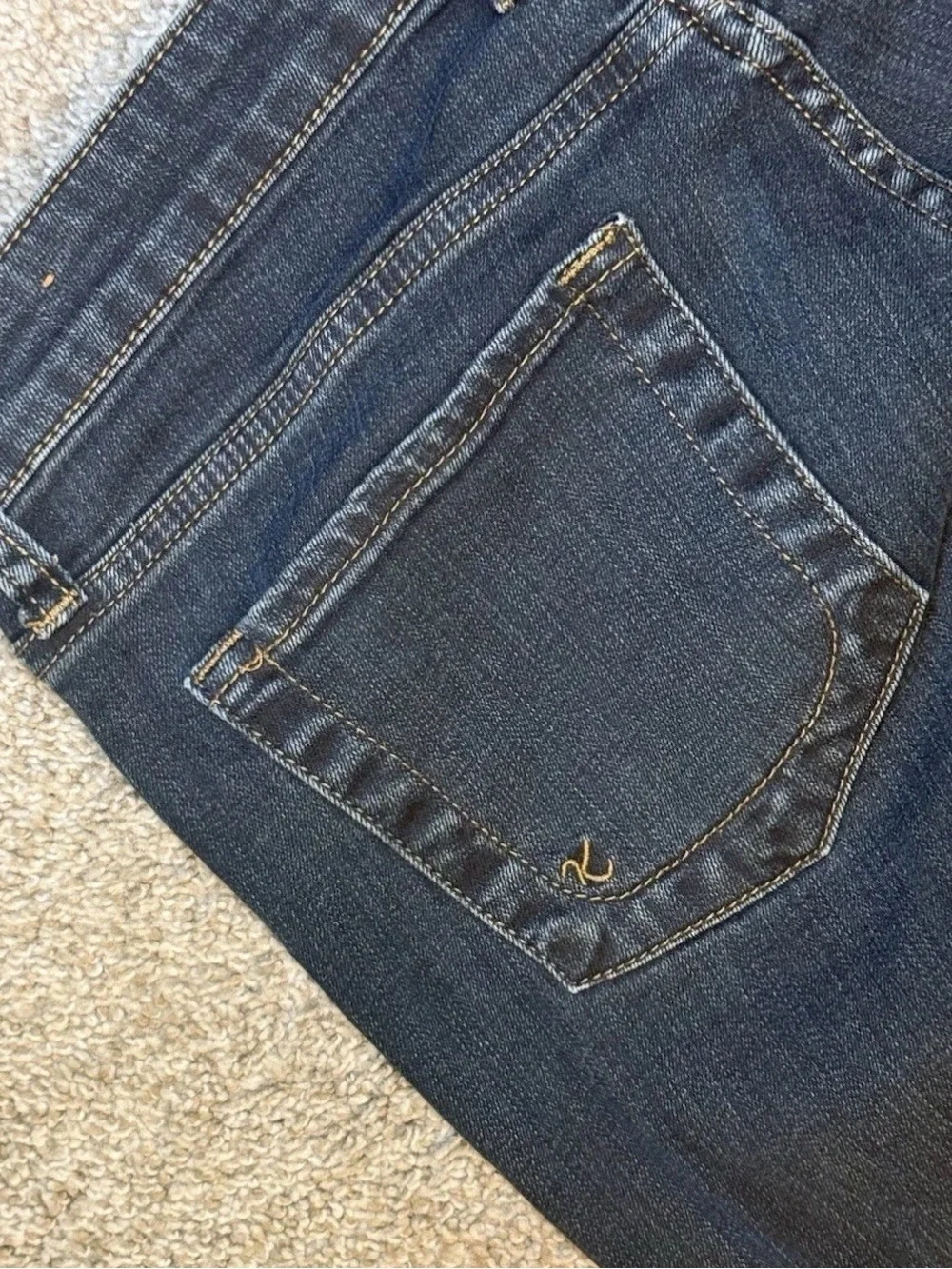 Kut From The Kloth Size 8 Diana Skinny Stretch Blue Jeans Womens 32 X 32 - Picture 7 of 10